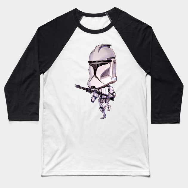 Clone Troop Baseball T-Shirt by tabslabred